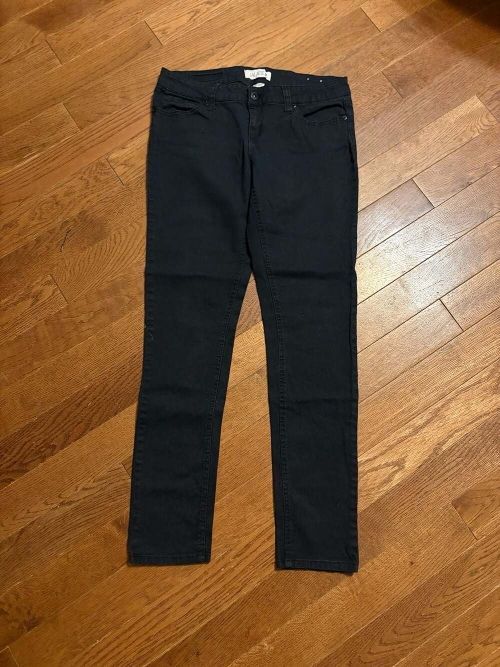 Jalate Black Slim Fit Jeans, Size 11